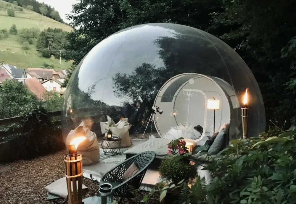 stargazing clear inflatable bubble dome igloo tent